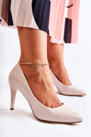 Classic Leather Stilettos...