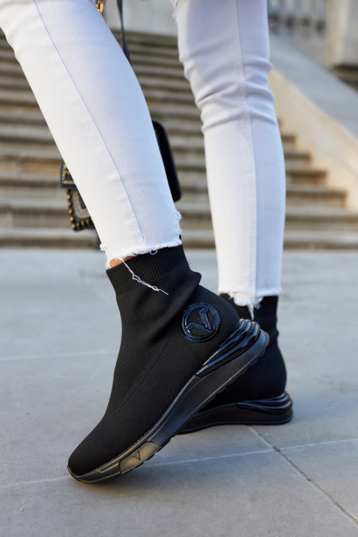 Women's Black Sport Socks Runaway