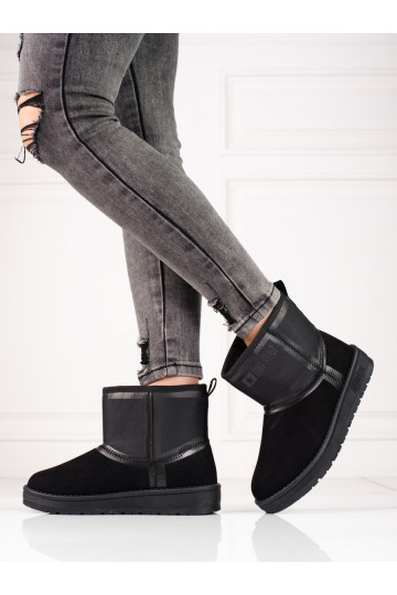 copy of black of suede Women's snow boots  BIG STAR KK274614 2