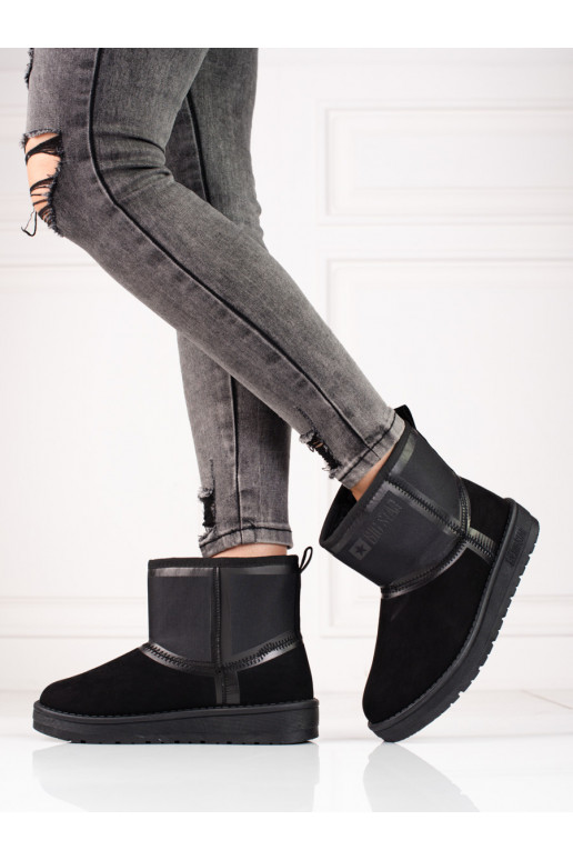 copy of black of suede Women's snow boots  BIG STAR KK274614
