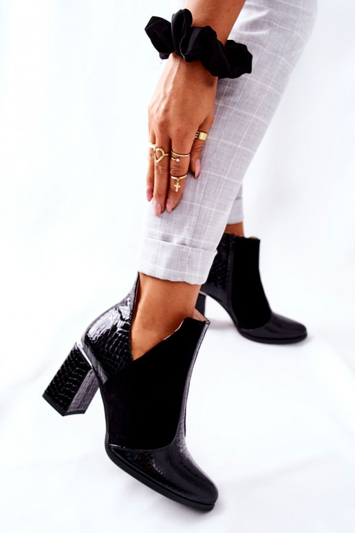 Women's Leather Stiletto Booties... Women's Leather Stiletto Booties...