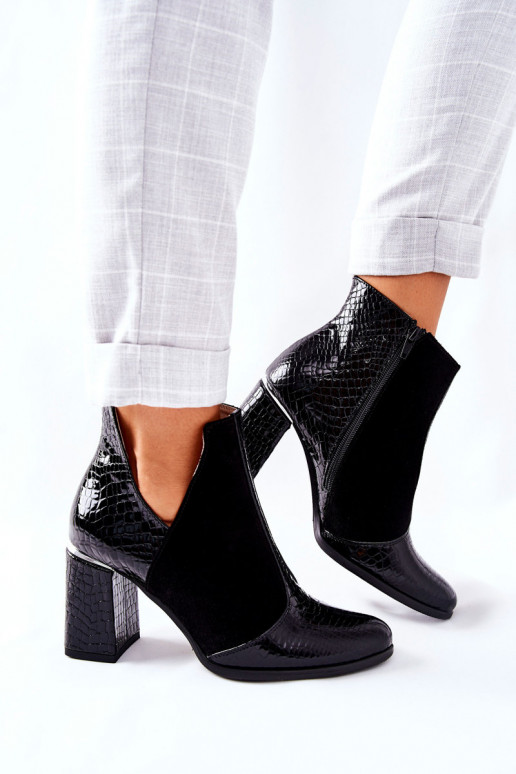 Women's Leather Stiletto Booties... Women's Leather Stiletto Booties...