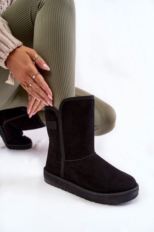 Women's High Snow Boots Big Star Black Women's High Snow Boots Big Star Black