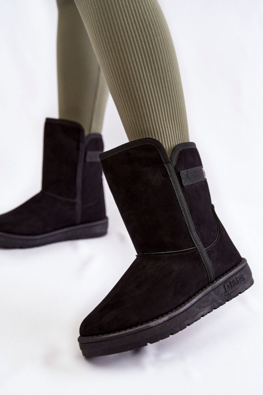 Women's High Snow Boots Big Star Black