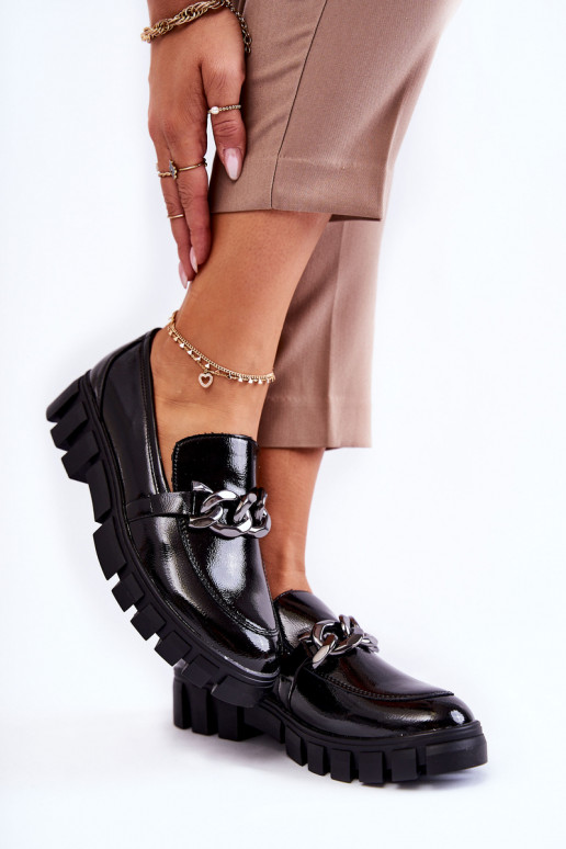 Lacquered Loafers On The Platform... Lacquered Loafers On The Platform...