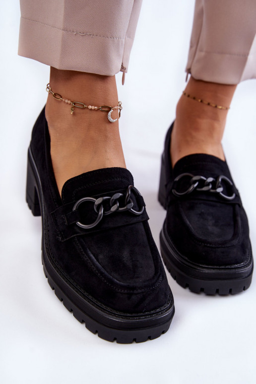 Women's Suede High Heels Black Sanya Women's Suede High Heels Black Sanya