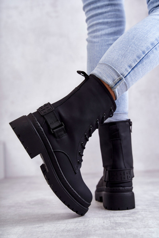 Women's Warm Boots With Zipper Black... Women's Warm Boots With Zipper Black...