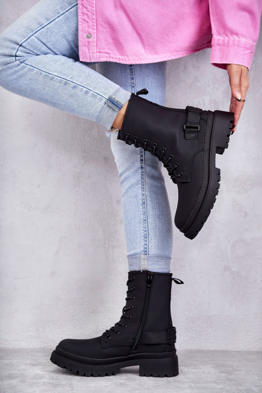 Women's Warm Boots With Zipper Black... Women's Warm Boots With Zipper Black...