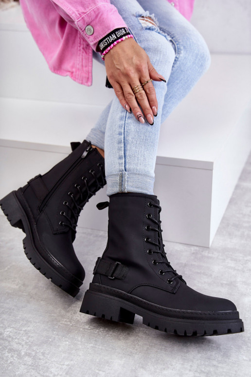 Women's Warm Boots With Zipper Black... Women's Warm Boots With Zipper Black...