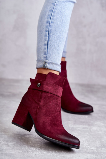 Women's Suede Booties La.Fi...