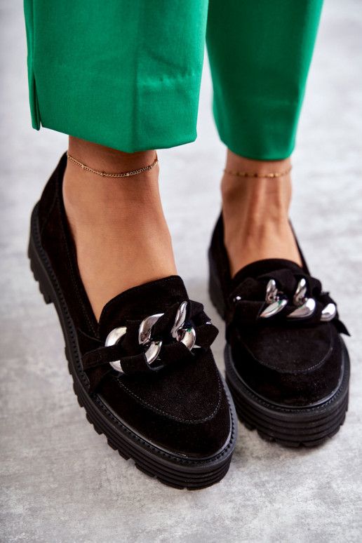 Women's Suede Shoes Laura Messi Black Women's Suede Shoes Laura Messi Black