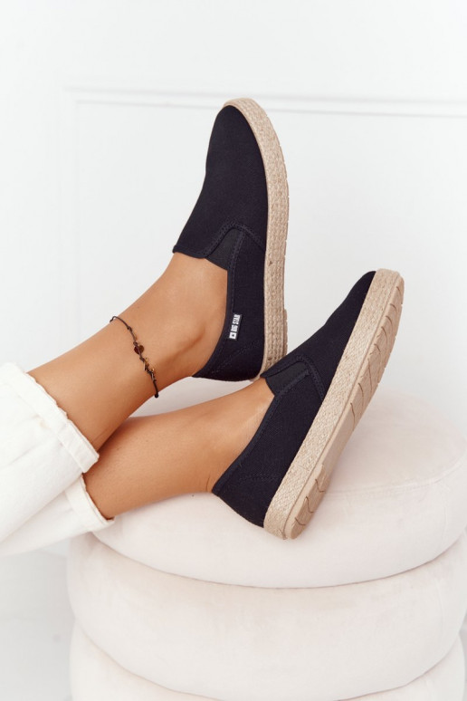 Espadrilles On A Braided Sole Big Star Black