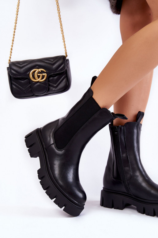 Women's Worker Boots On The Platform... Women's Worker Boots On The Platform...