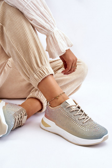Women's Sneakers With Zircons Multicolour Raiden 2