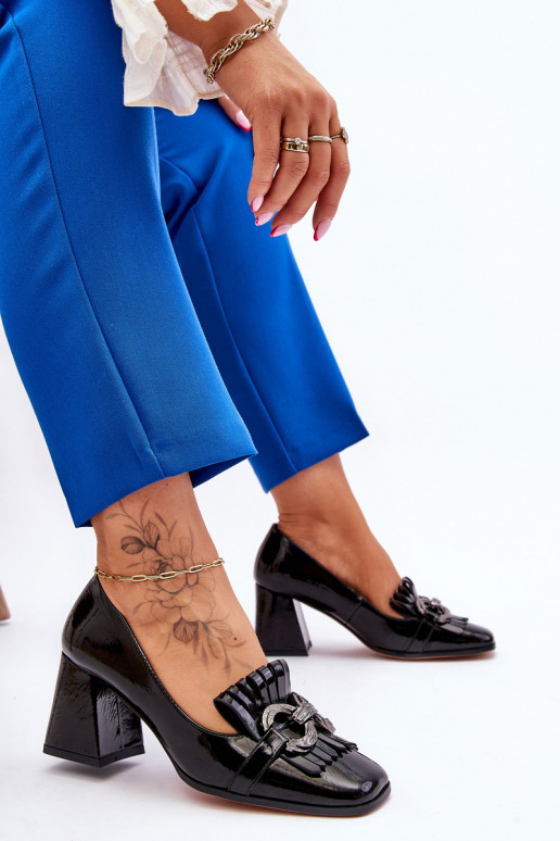 Juodos spalvos bateliai Mercy su...