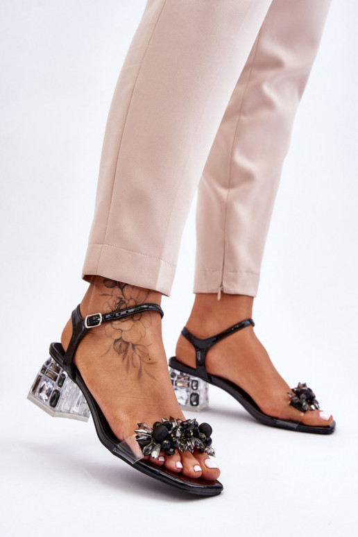 Women's Sandals With Low Heels With... Women's Sandals With Low Heels With...