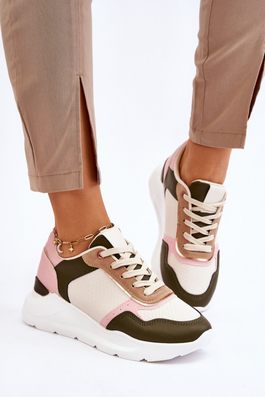 Women's Leather Platform Sneakers... Women's Leather Platform Sneakers...