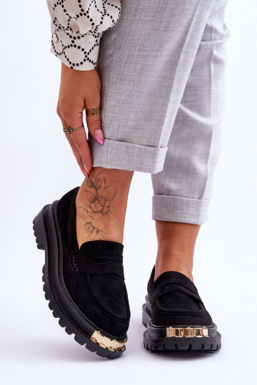 Classic Suede Loafers With...