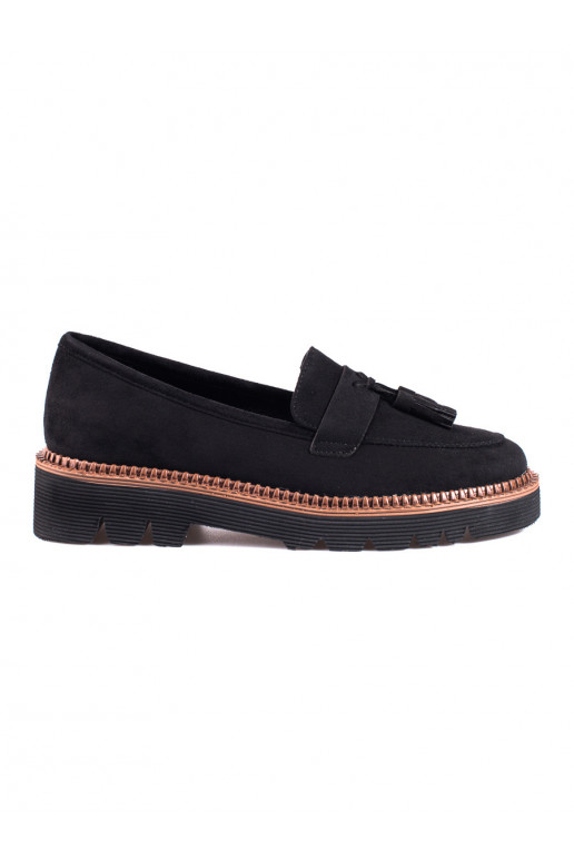 Suede Women's moccasins Vinceza black Suede Women's moccasins Vinceza black