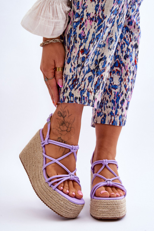 Fashionable Wedge Sandals With Braid... Fashionable Wedge Sandals With Braid...