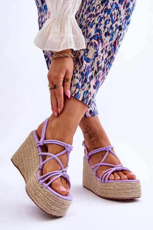 Fashionable Wedge Sandals With Braid... Fashionable Wedge Sandals With Braid...