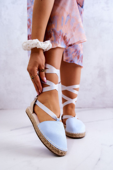 Women's Tied Espadrilles Big Star  Blue