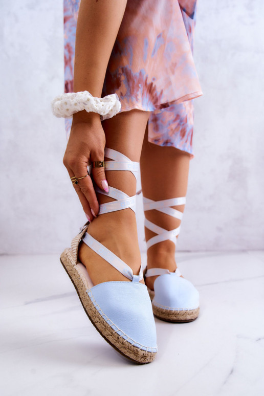 Women's Tied Espadrilles Big Star  Blue Women's Tied Espadrilles Big Star  Blue
