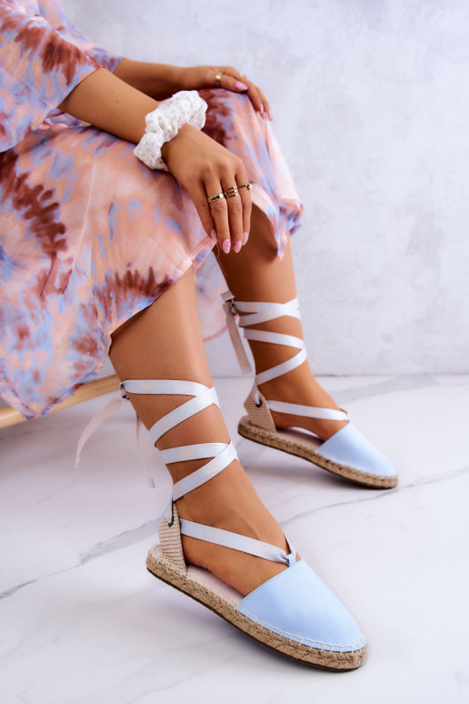 Women's Tied Espadrilles Big Star  Blue Women's Tied Espadrilles Big Star  Blue