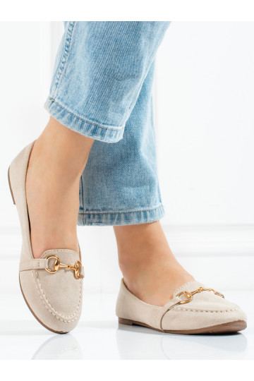 Beige Women's moccasins...