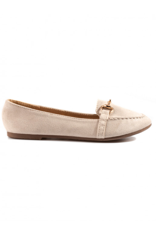 Beige Women's moccasins Potocki