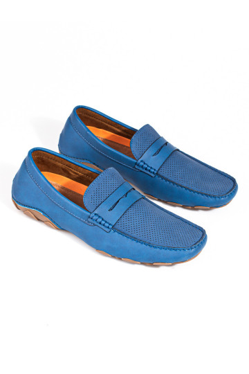 Blue  Women's moccasins... 2