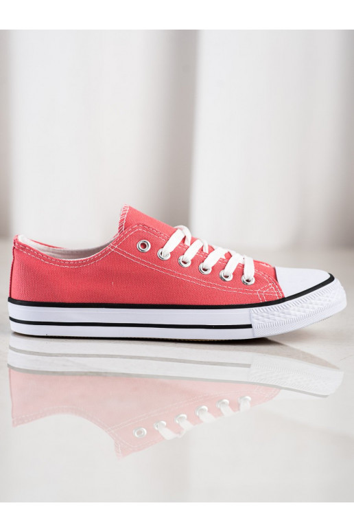 Koralinės spalvos sportiniai bateliai...