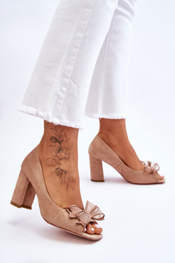 Classic Suede Bow Pumps... 2