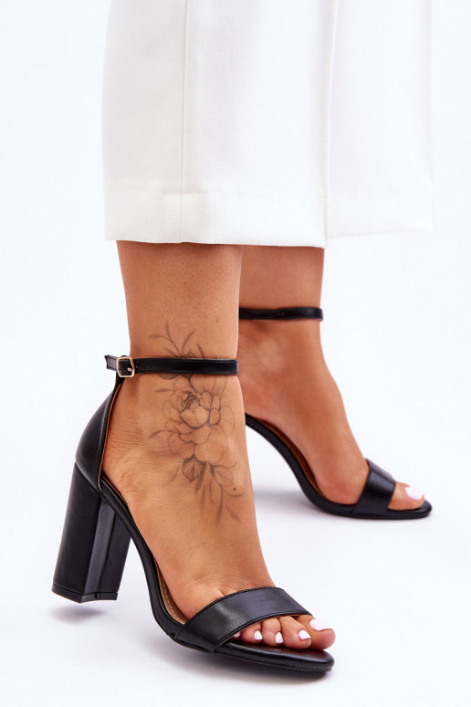 High Heel Sandals Black