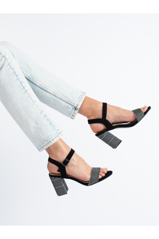Black sandals  Shelovet Black sandals  Shelovet