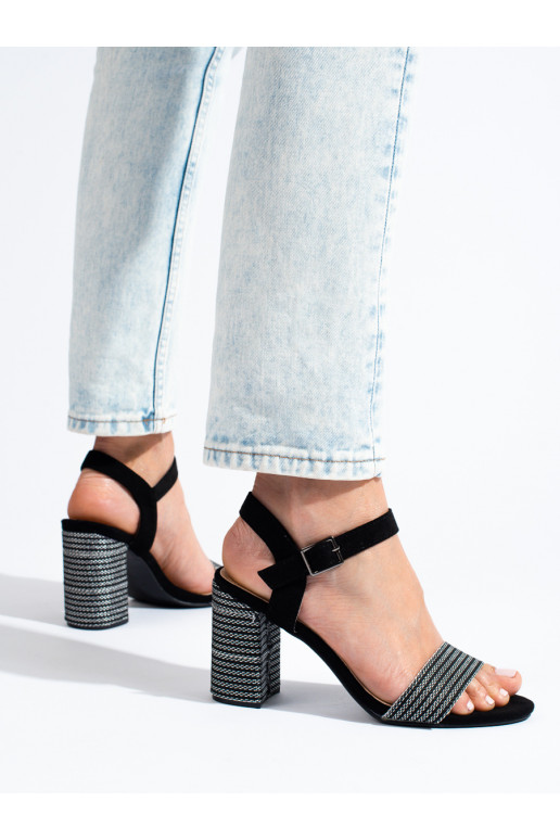 Black sandals  Shelovet Black sandals  Shelovet
