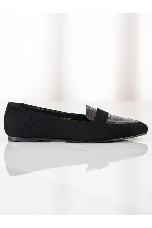 Women's moccasins Shelovet black Women's moccasins Shelovet black