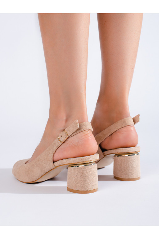 Suede sandals  Shelovet beige Suede sandals  Shelovet beige