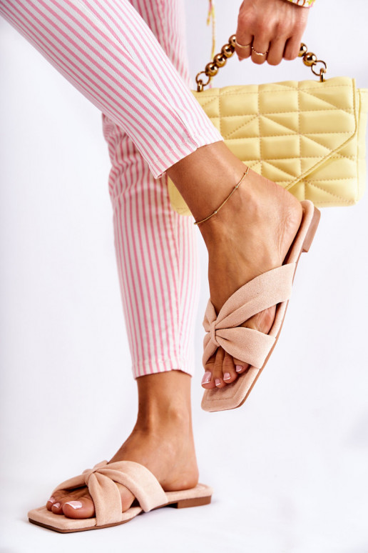 Women's Suede Slippers Light pink...