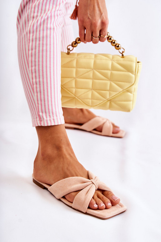 Women's Suede Slippers Light pink...