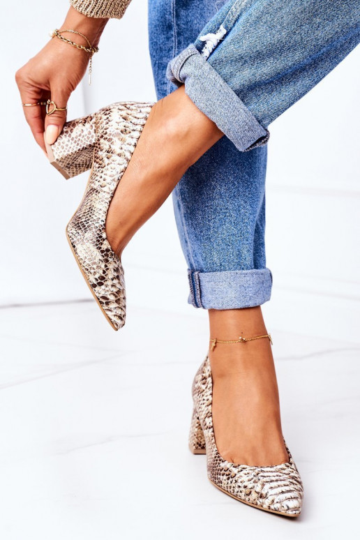 Pumps With A Snake Pattern Lewski... Pumps With A Snake Pattern Lewski...