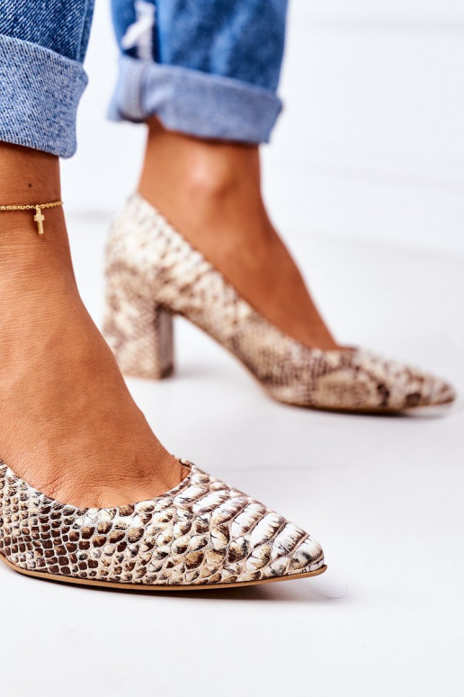 Pumps With A Snake Pattern Lewski... Pumps With A Snake Pattern Lewski...