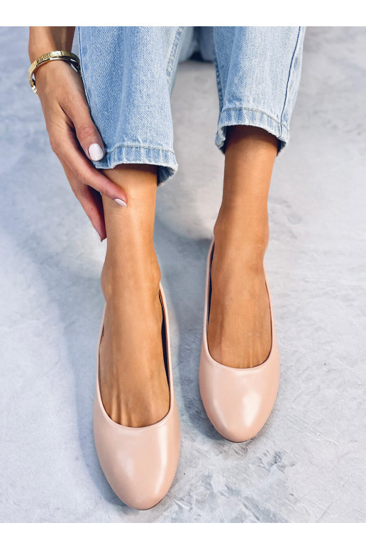 Ballerina shoes with leather insole...