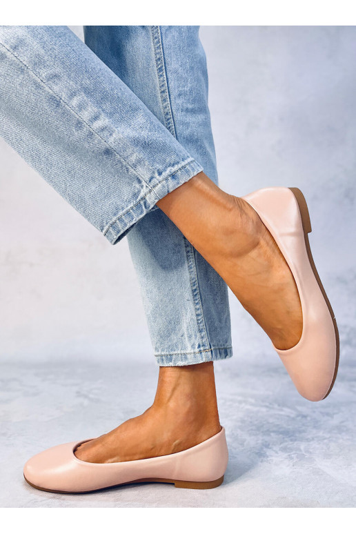 Ballerina shoes with leather insole...