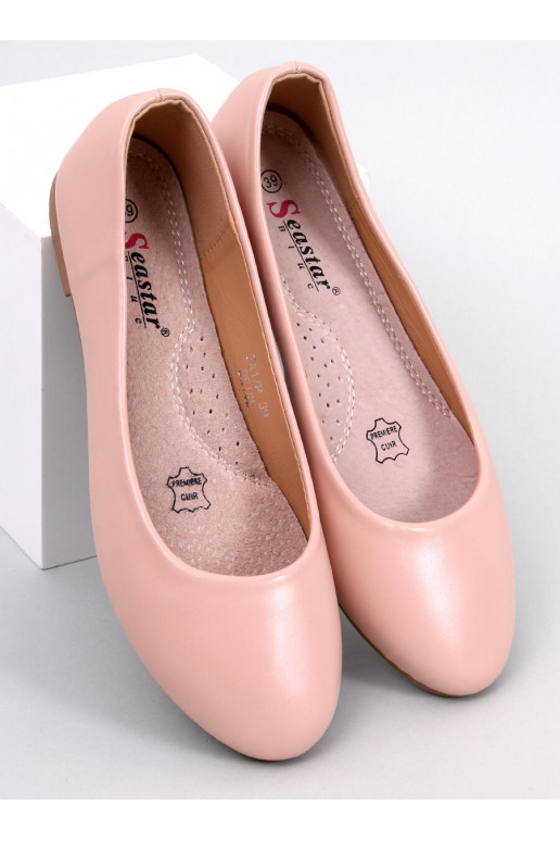 Ballerina shoes with leather insole...