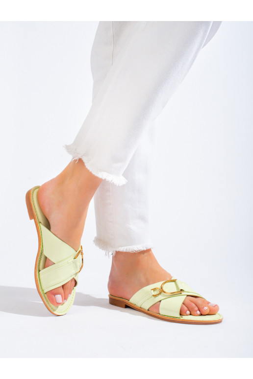 Women's slippers green Shelovet Women's slippers green Shelovet