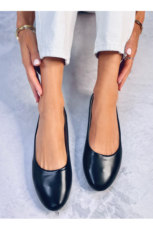 Ballerina shoes with leather insole...