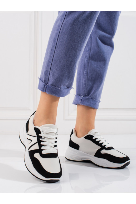 beige-white color sneakers  Shelovet beige-white color sneakers  Shelovet