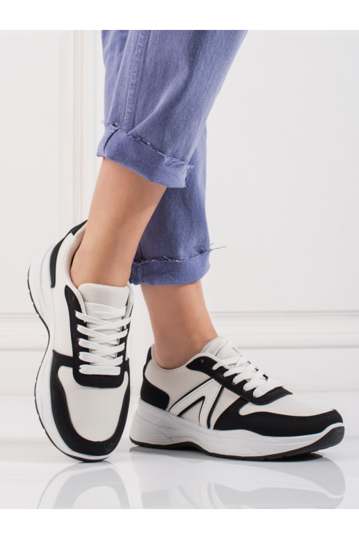 beige-white color sneakers  Shelovet beige-white color sneakers  Shelovet