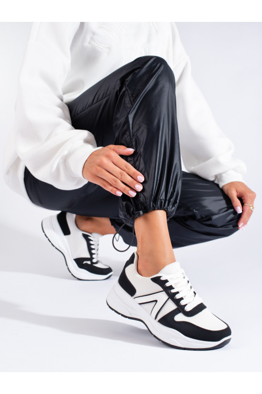 beige-white color sneakers  Shelovet beige-white color sneakers  Shelovet